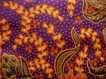Tissu batik AB-POINT violet